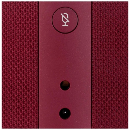 Акустическая система Яндекс.Станция Мини 2 с Алисой (Красный, с часами)