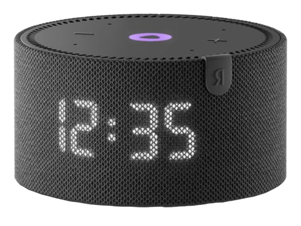 Акустическая система Яндекс.Станция Мини 2 с Алисой (Черный, с часами)